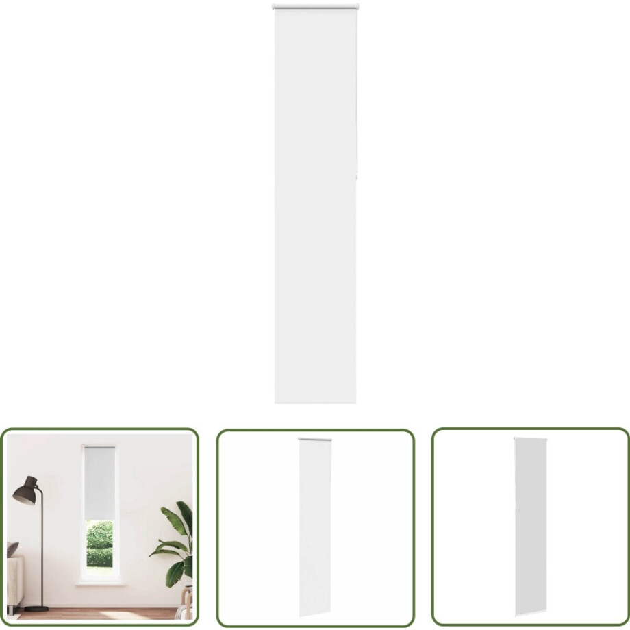 vidaXL Verduisterend Gordijn - Rolgordijnen - Rolgordijn verduisterend 60x210cm stofbreedte 55,7 cm wit - Privacy Gordijn - Lichtregulerend Gordijn - Kamerscherm vidaXL Verduisterend Gordijn - Rolgordijnen - Rolgordijn verduisterend 60x210cm stofbreedte 55,7 cm wit - Privacy Gordijn - Lichtregulerend Gordijn - Kamerscherm afbeelding 1