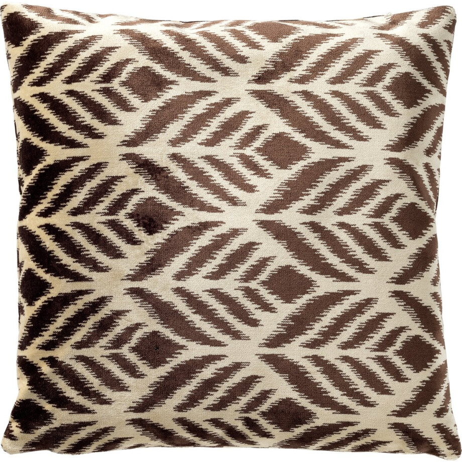 ALEXA | sierkussen 45x45 cm | Chocolate Martini | bruin | Hoii | met duurzame kussenvulling afbeelding 1