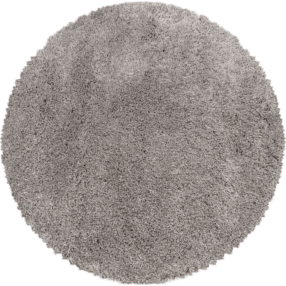 Flycarpets Luna Vloerkleed Rond - Beige - Hoogpolig - 120 cm Flycarpets Luna Vloerkleed Rond - Beige - Hoogpolig - 120 cm afbeelding 1