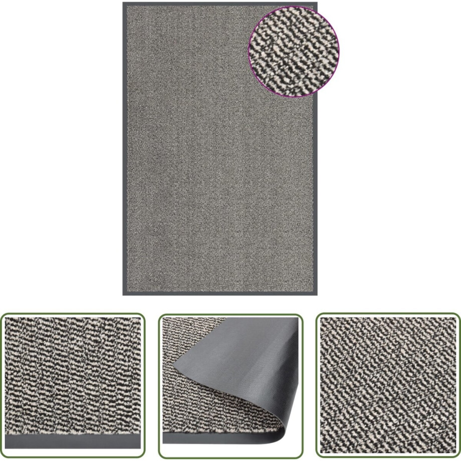 vidaXL Deurmat - Entreematten - Deurmat getuft 120x180 cm lichtbruin - Vloermat - Halmat - Bruine Deurmat vidaXL Deurmat - Entreematten - Deurmat getuft 120x180 cm lichtbruin - Vloermat - Halmat - Bruine Deurmat afbeelding 1