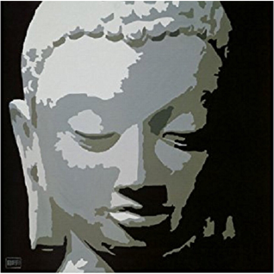 Poster PGM Sylvie Aubert - Bouddha I (70 x 70) afbeelding 1
