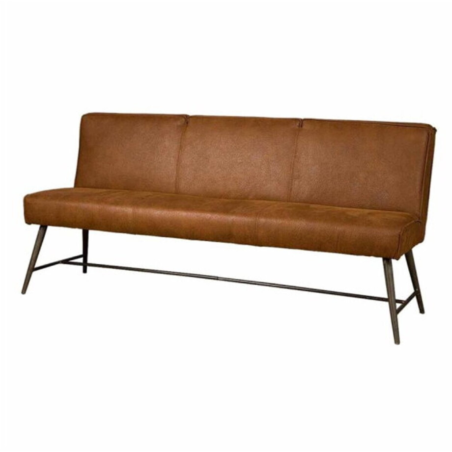 Belmonte Bankje 185 - fabric Cherokee 8 cognac afbeelding 1