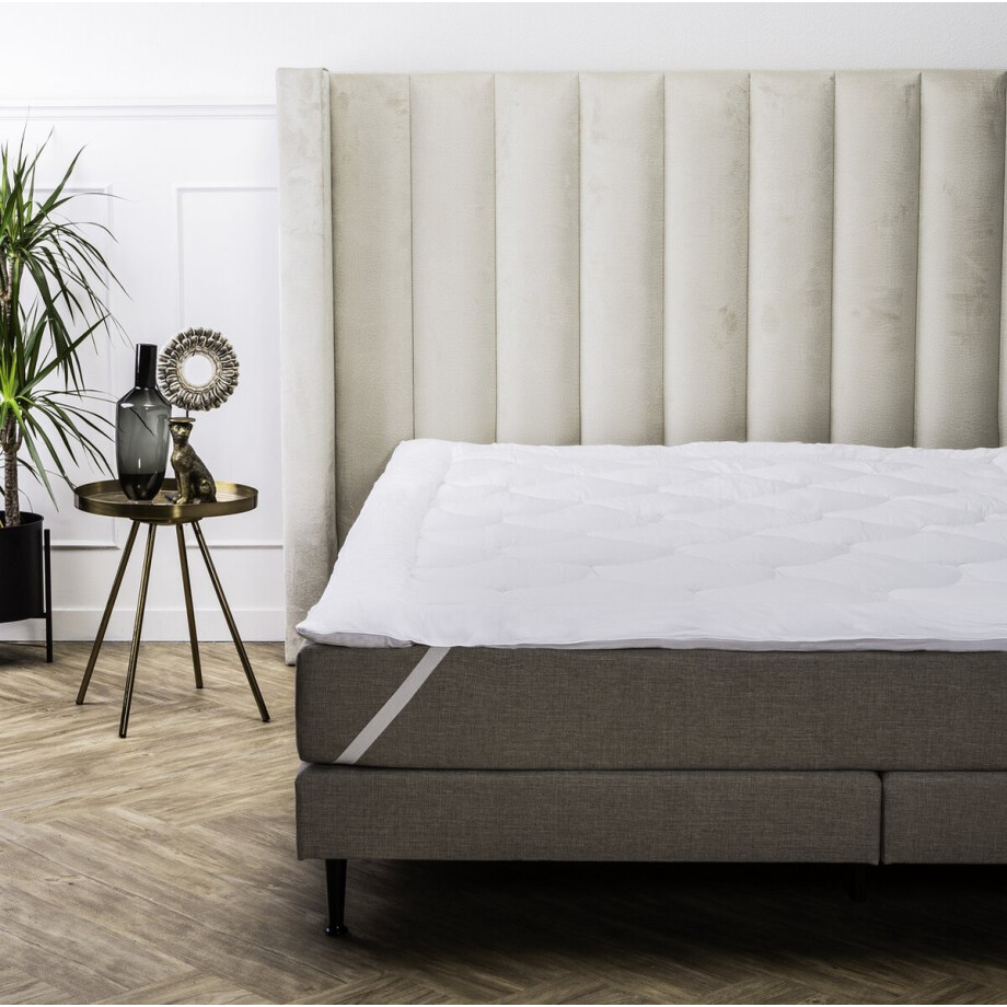 Swiss Nights Premium Oplegmatras - 80x200 - Wit afbeelding 1