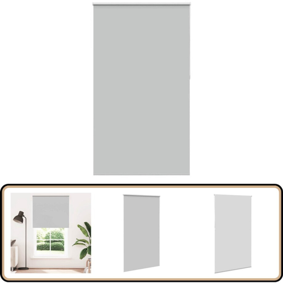 vidaXL Rolgordijn Verduisterend - 125x210 cm - Lichtgrijs Rolgordijn - Verduisterend Gordijn - Lichtwerende Gordijnen - Interieur Decoratie - Woonkamer Gordijn vidaXL Rolgordijn Verduisterend - 125x210 cm - Lichtgrijs Rolgordijn - Verduisterend Gordijn - Lichtwerende Gordijnen - Interieur Decoratie - Woonkamer Gordijn afbeelding 1