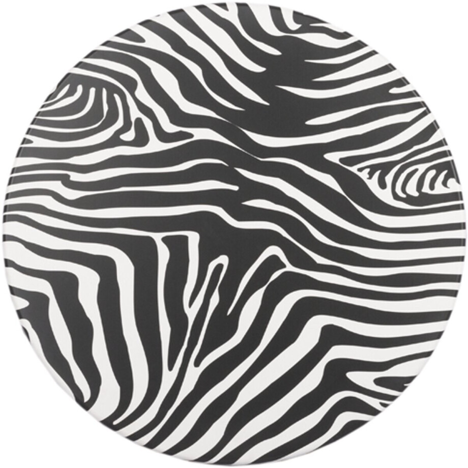 MaximaVida topalit tafelblad Zebra - rond 70 cm - binnen en buiten gebruik afbeelding 1