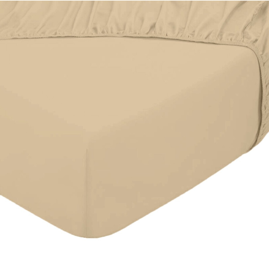 Hotel Home Collection - Topper Hoeslaken - Zand afbeelding 1