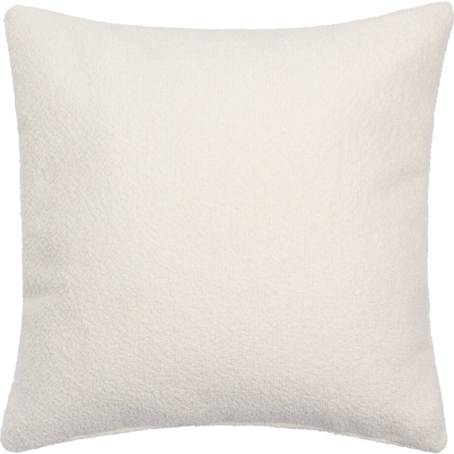 Kussen Spengen - Stof - Wit - 45x45 cm (BxH) afbeelding 1