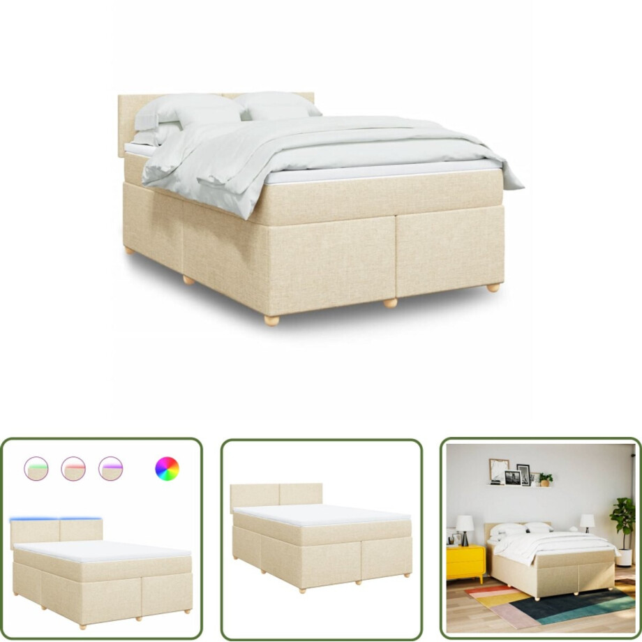vidaXL Sleutelset - Dynamo Meter - Boxspring met matras stof crèmekleurig 140x200 cm - Gereedschap - Drapers Tools - Klikmechanisme vidaXL Sleutelset - Dynamo Meter - Boxspring met matras stof crèmekleurig 140x200 cm - Gereedschap - Drapers Tools - Klikmechanisme afbeelding 1