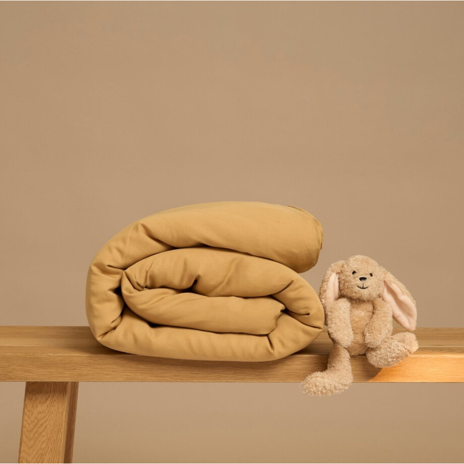 Coco & Cici Kind - TENCEL Twill Dekbedovertrek okergeel afbeelding 1