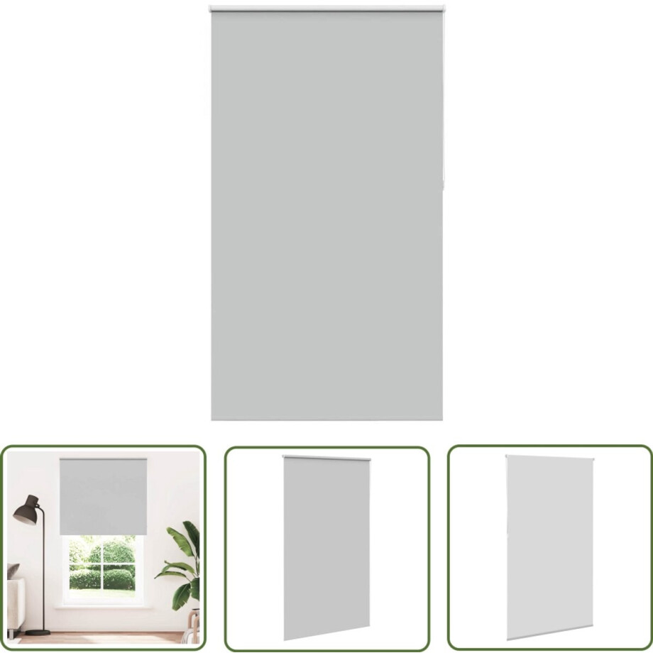 vidaXL Verduisterend Gordijn - Rolgordijn - Rolgordijn verduisterend 125x210 cm stofbreedte 121,6 cm - Lichtwerende Gordijnen - Kamer Decoratie - Interieur Accessoires afbeelding 1