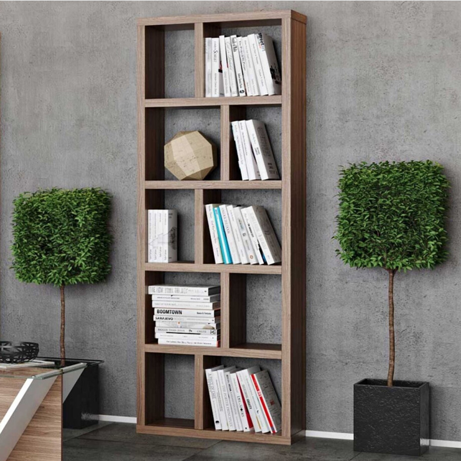 Opbergrek Berkeley 70 cm 5 niveaus - walnootfineer Opbergrek Berkeley 70 cm 5 niveaus - walnootfineer afbeelding 1