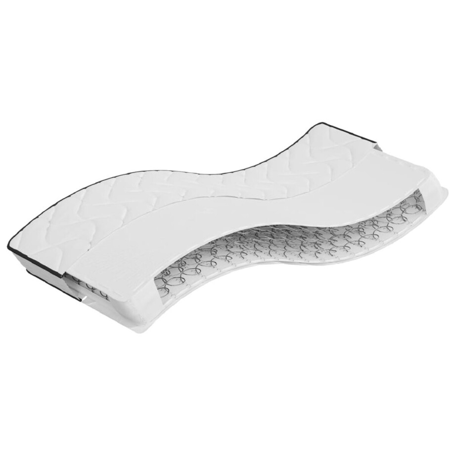 vidaXL - Binnenveringmatras - middelhard - 90x200 - cm afbeelding 1