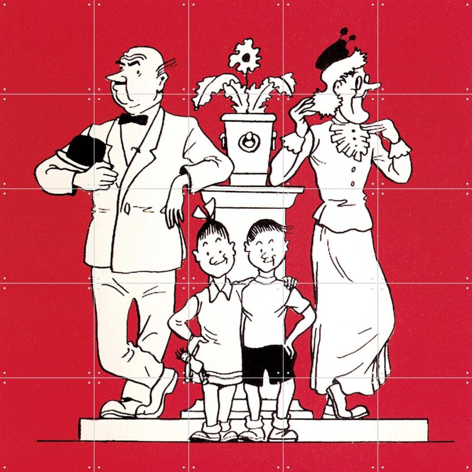 IXXI Suske en Wiske klassiek schilderij, Suske en Wiske & Standaard Uitgeverij - 100 x 100 cm - Gratis ophangtool - Grote wanddecoratie en posters - IXXI Suske en Wiske klassiek schilderij, Suske en Wiske & Standaard Uitgeverij - 100 x 100 cm - Gratis ophangtool - Grote wanddecoratie en posters - afbeelding 1