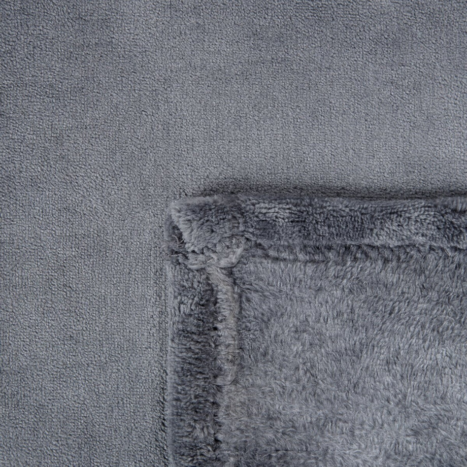 BELIANI BAYBURT - Deken - Grijs - 200 x 220 cm - Polyester afbeelding 1