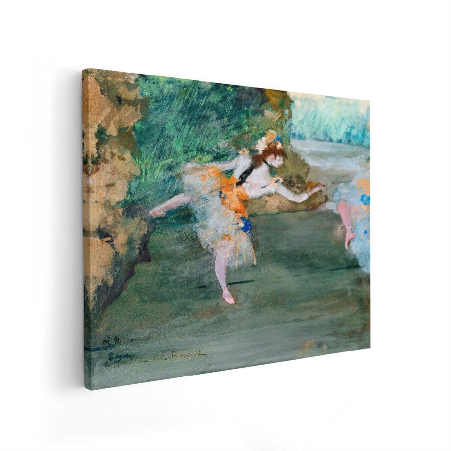 Artaza Canvas Schilderij Edgar Degas Balletdansers in Pasteltinten - Impressionistische Kunst - 100x80 cm - Wanddecoratie Woonkamer - Schilderijen - Muurdecoratie Artaza Canvas Schilderij Edgar Degas Balletdansers in Pasteltinten - Impressionistische Kunst - 100x80 cm - Wanddecoratie Woonkamer - Schilderijen - Muurdecoratie afbeelding 1