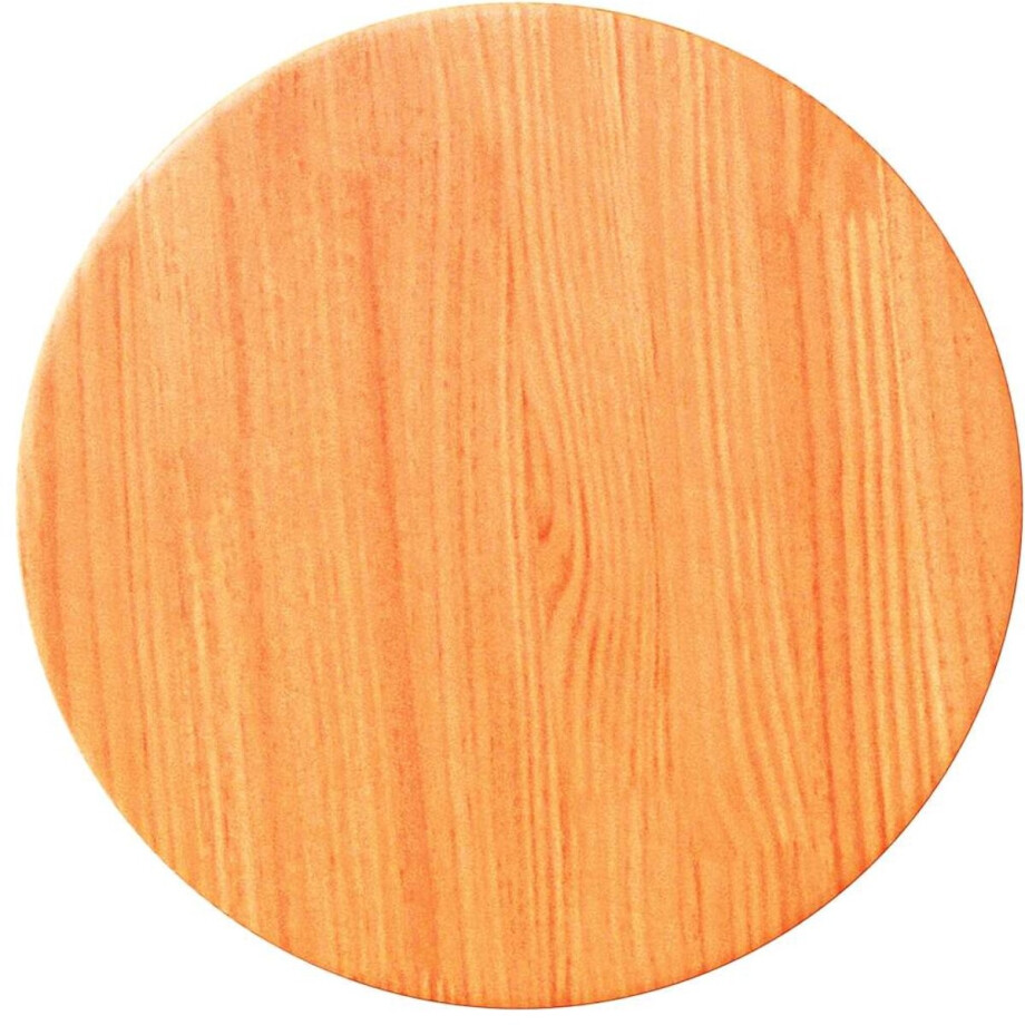 vidaXL - Tafelblad - rond - Ø30x2,5 - cm - massief - grenenhout - wasbruin vidaXL - Tafelblad - rond - Ø30x2,5 - cm - massief - grenenhout - wasbruin afbeelding 1
