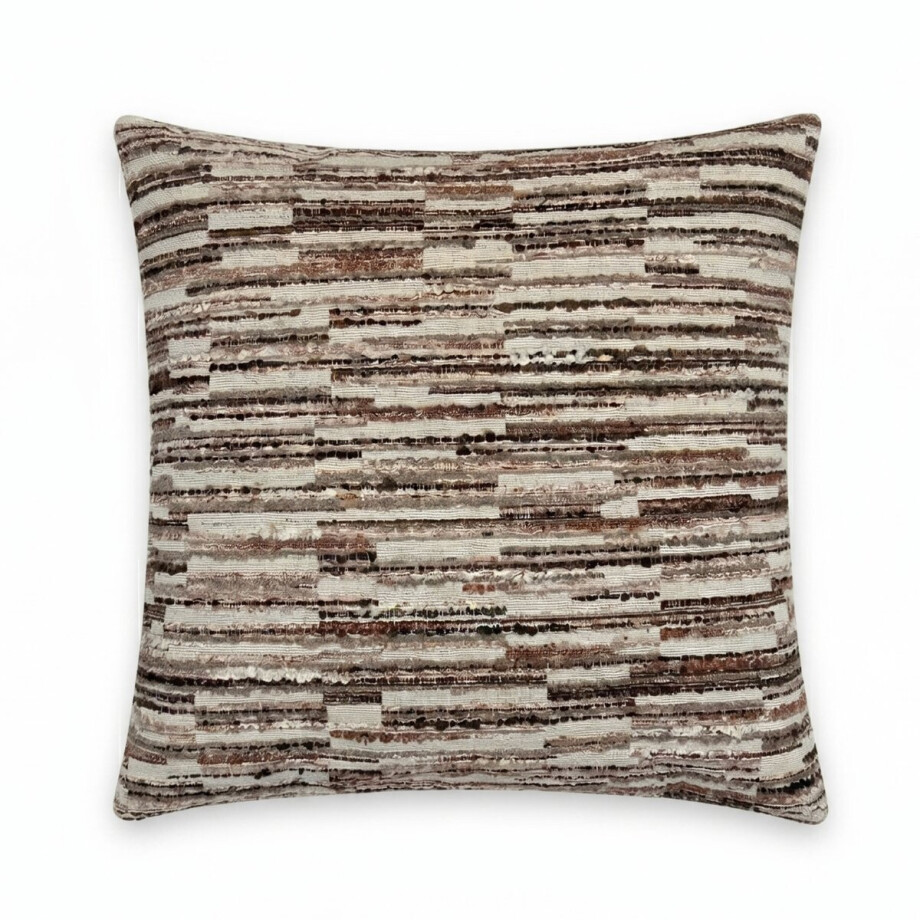 Sierkussen Martie - Textiel - Terra - 45x45 cm - Met rits afbeelding 1