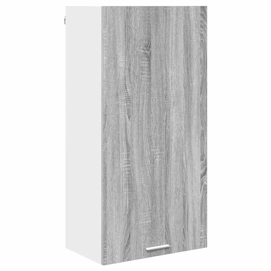 vidaXL - Hangkast - Grijs - Sonoma - en - Wit - 50 - x - 31 - x - 100 - cm - Bewerkt - hout vidaXL - Hangkast - Grijs - Sonoma - en - Wit - 50 - x - 31 - x - 100 - cm - Bewerkt - hout afbeelding 1