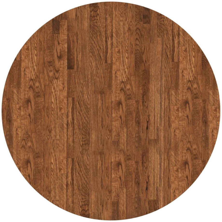 vidaXL - Tafelblad - Ø - 90 - x - 4 - cm - Rond - Massief - Eikenhout - Lichtbruin vidaXL - Tafelblad - Ø - 90 - x - 4 - cm - Rond - Massief - Eikenhout - Lichtbruin afbeelding 1
