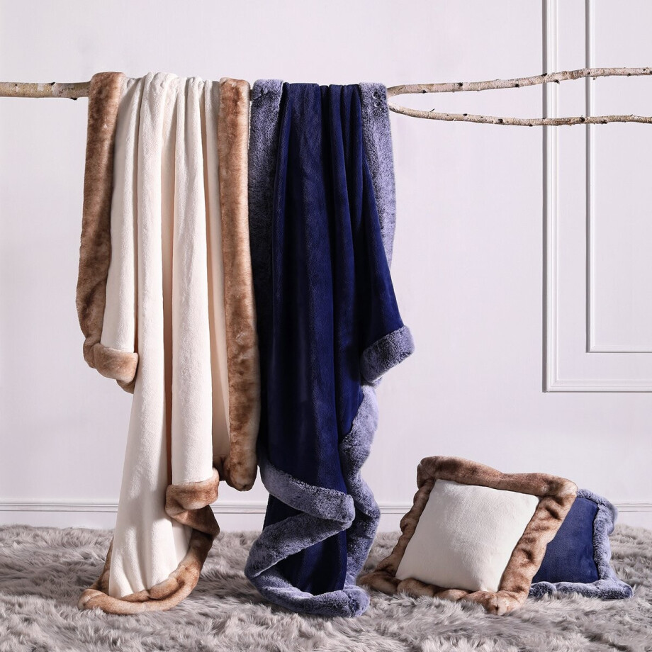 Cozy Bliss Luxury Milky Pluche Plaid - Brown afbeelding 1