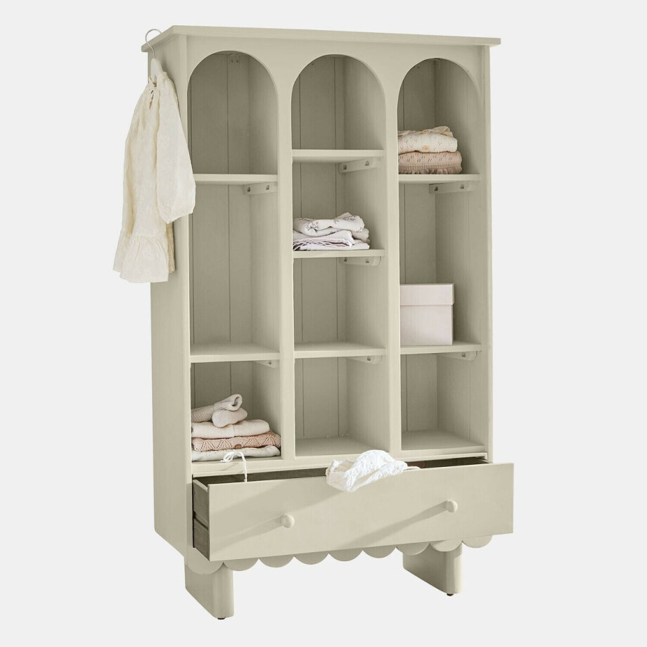 LOBERON Kast Agliana grijs LOBERON Kast Agliana grijs afbeelding 1