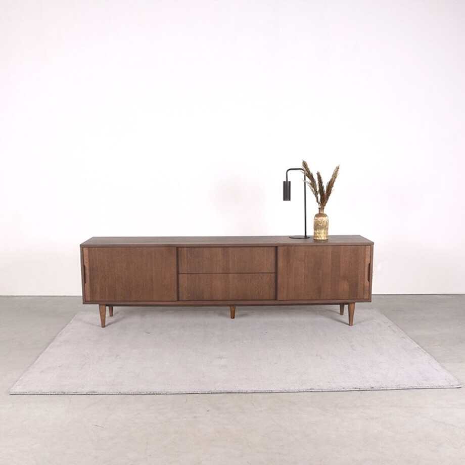 LABEL51 Jule Tv-Meubels - Bruin - Eiken - 200 cm afbeelding 1