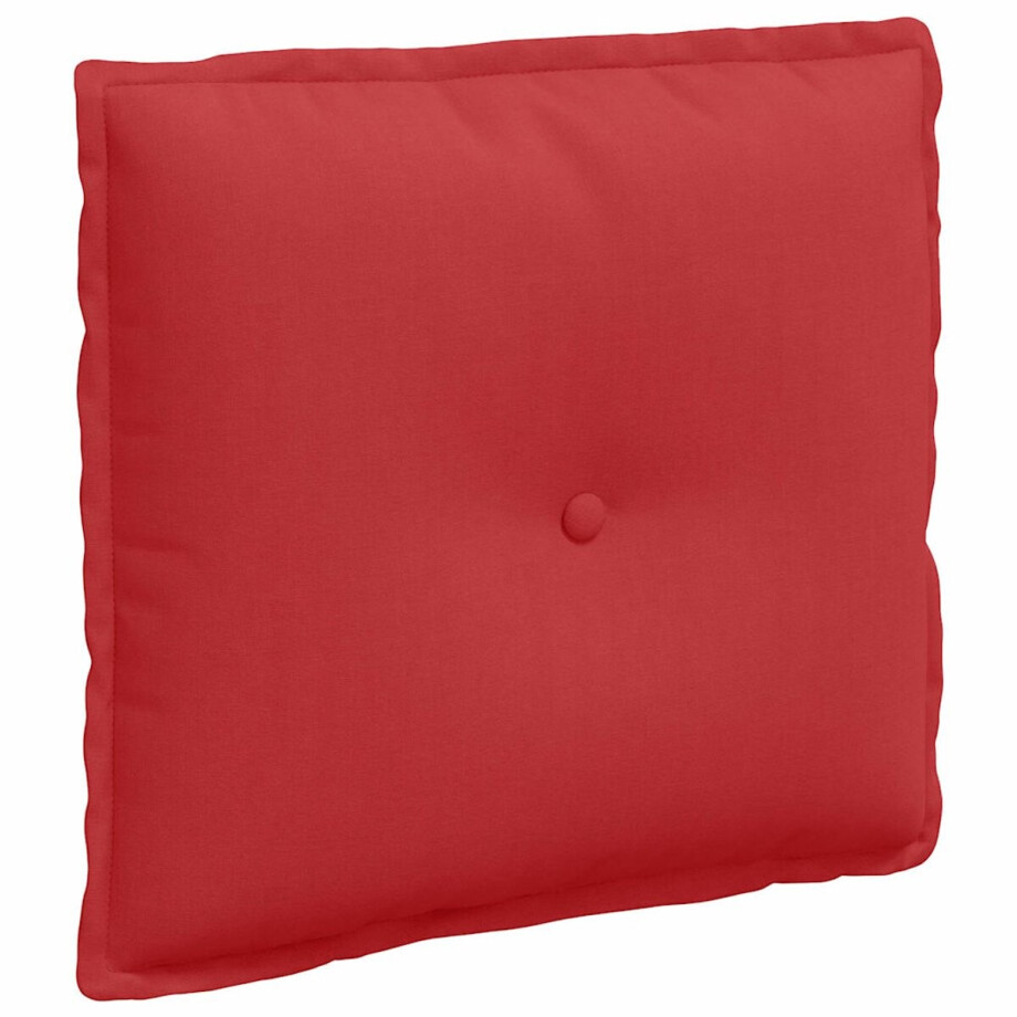 vidaXL - Rugkussen - Rood - 200 - x - 19 - x - 50 - cm - Stof afbeelding 1