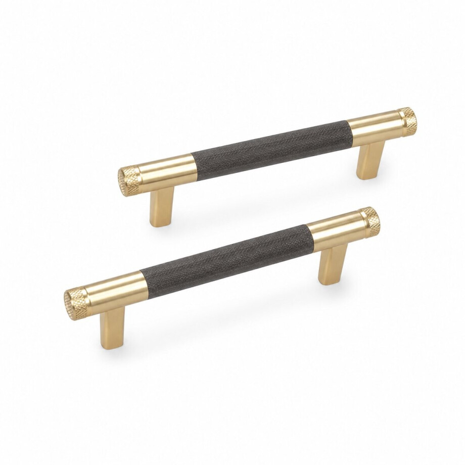Sander Shop 2 Stuks Kastgrepen Goud Moderne Handgrepen,96mm Gatafstand Deurgrepen Keuken Ladegrepen,Vintage Meubelgrepen Voor Keukenkasten,Commode,Garderobe(Gouden Grijs) afbeelding 1