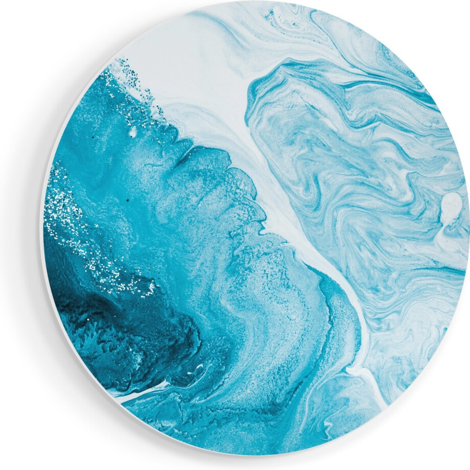 Artaza Forex Muurcirkel Abstracte Kunst van een Oceaan - 90x90 cm - Groot - Wandcirkel - Rond Schilderij - Muurdecoratie Cirkel Artaza Forex Muurcirkel Abstracte Kunst van een Oceaan - 90x90 cm - Groot - Wandcirkel - Rond Schilderij - Muurdecoratie Cirkel afbeelding 1