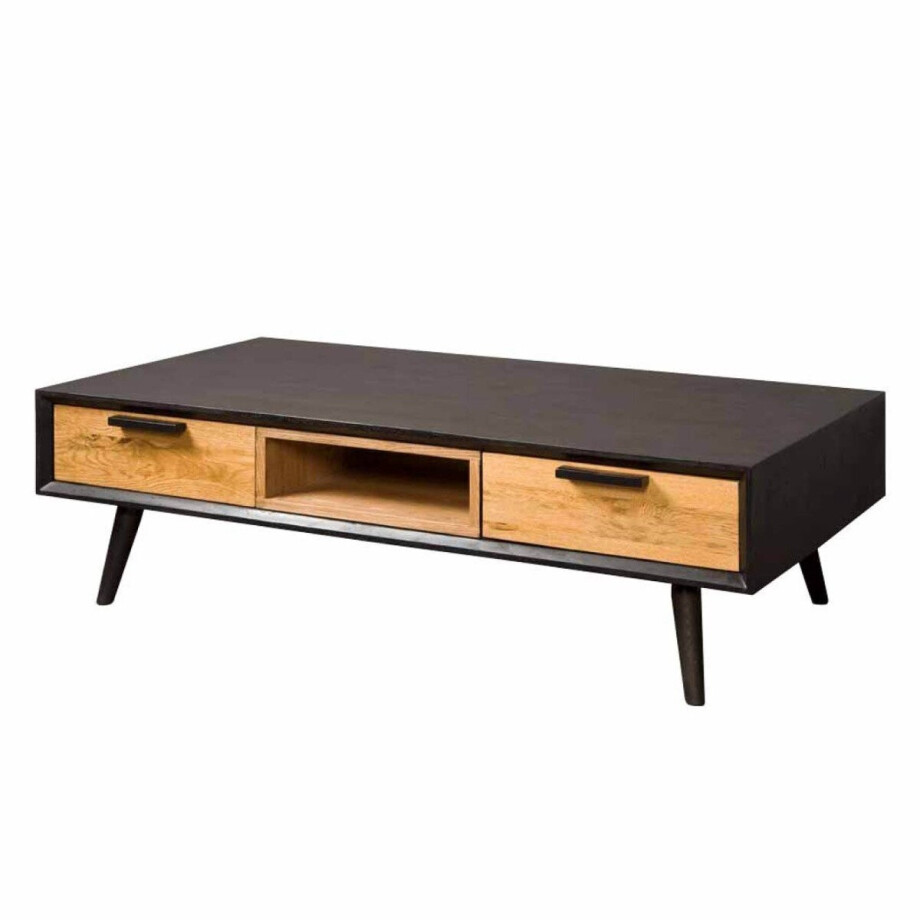 Tower Living Salontafel Bresso - Rechthoek Naturel Hout - 140x70x40cm afbeelding 1