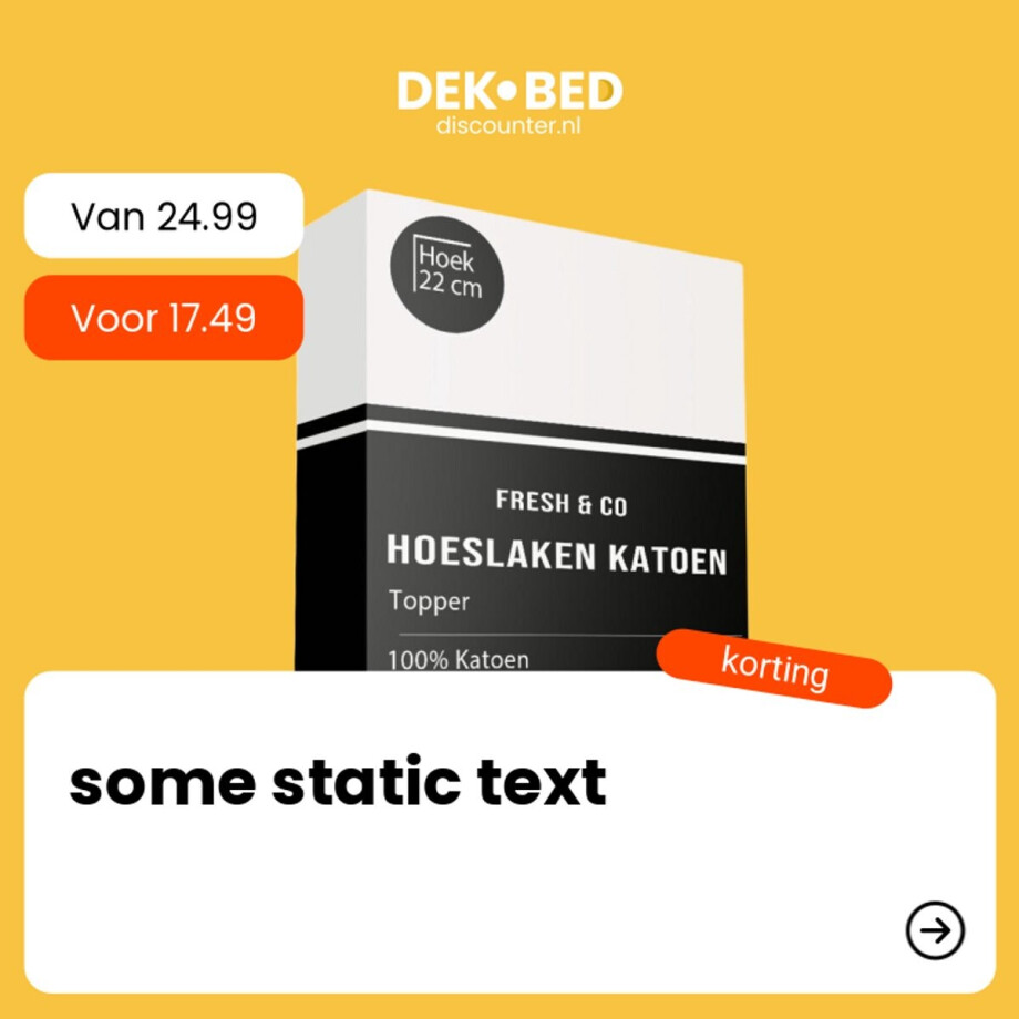 Verkoelend Topper Hoeslaken - Katoen - 90x200 cm - Katoen - Fresh & Co afbeelding 1