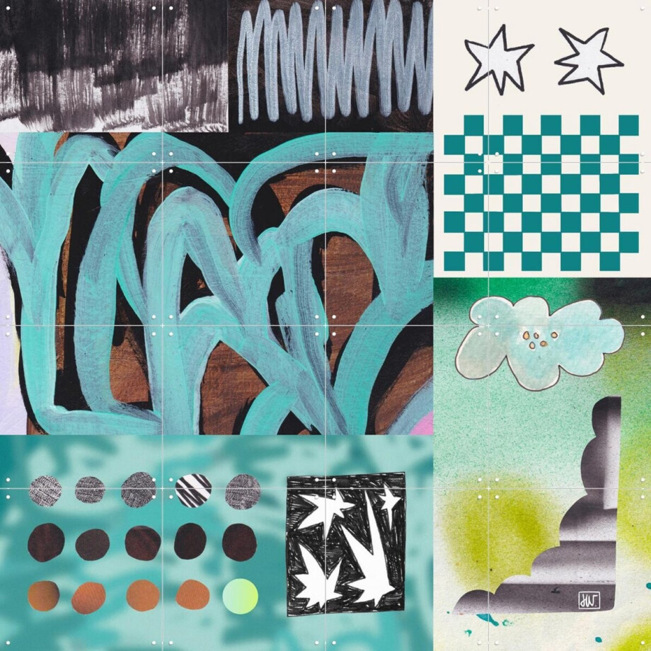 IXXI Playful Shift, Henriette Visscher - 80 x 80 cm - Gratis ophangtool - Grote wanddecoratie en posters - Collage, Fantasierijk, Kleurrijk, Abstract IXXI Playful Shift, Henriette Visscher - 80 x 80 cm - Gratis ophangtool - Grote wanddecoratie en posters - Collage, Fantasierijk, Kleurrijk, Abstract afbeelding 1