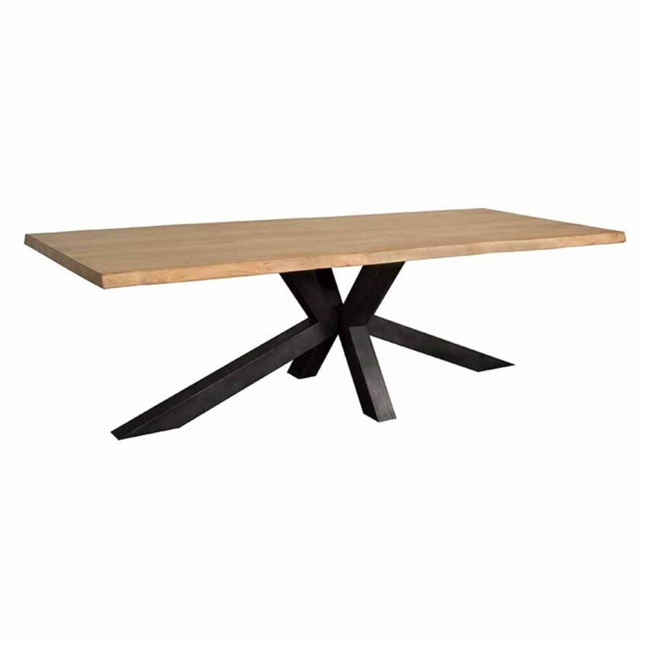 Tower Living Eettafel Sovana - Rechthoek Naturel Hout - 180x90x78cm Tower Living Eettafel Sovana - Rechthoek Naturel Hout - 180x90x78cm afbeelding 1
