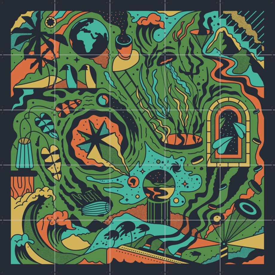 IXXI World's End, Studio Muti - 100 x 100 cm - Gratis ophangtool - Grote wanddecoratie en posters - Speels, Illustraties, Grafisch Ontwerp, Digitale IXXI World's End, Studio Muti - 100 x 100 cm - Gratis ophangtool - Grote wanddecoratie en posters - Speels, Illustraties, Grafisch Ontwerp, Digitale afbeelding 1