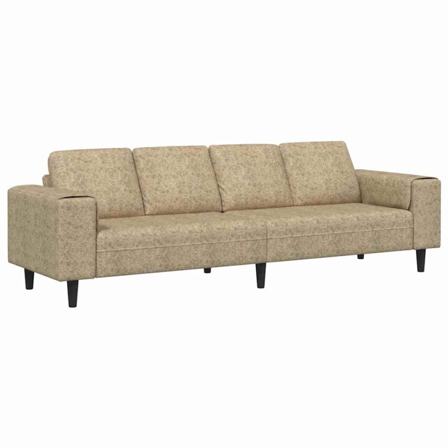 vidaXL - Woonkamerbank - Lichtgrijs - 250 - x - 77 - x - 76 - cm vidaXL - Woonkamerbank - Lichtgrijs - 250 - x - 77 - x - 76 - cm afbeelding 1