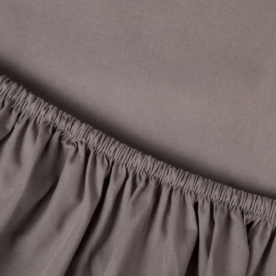 Kayori Kai Topper Hoeslaken Katoen - 180x210-220cm - Taupe Kayori Kai Topper Hoeslaken Katoen - 180x210-220cm - Taupe afbeelding 1
