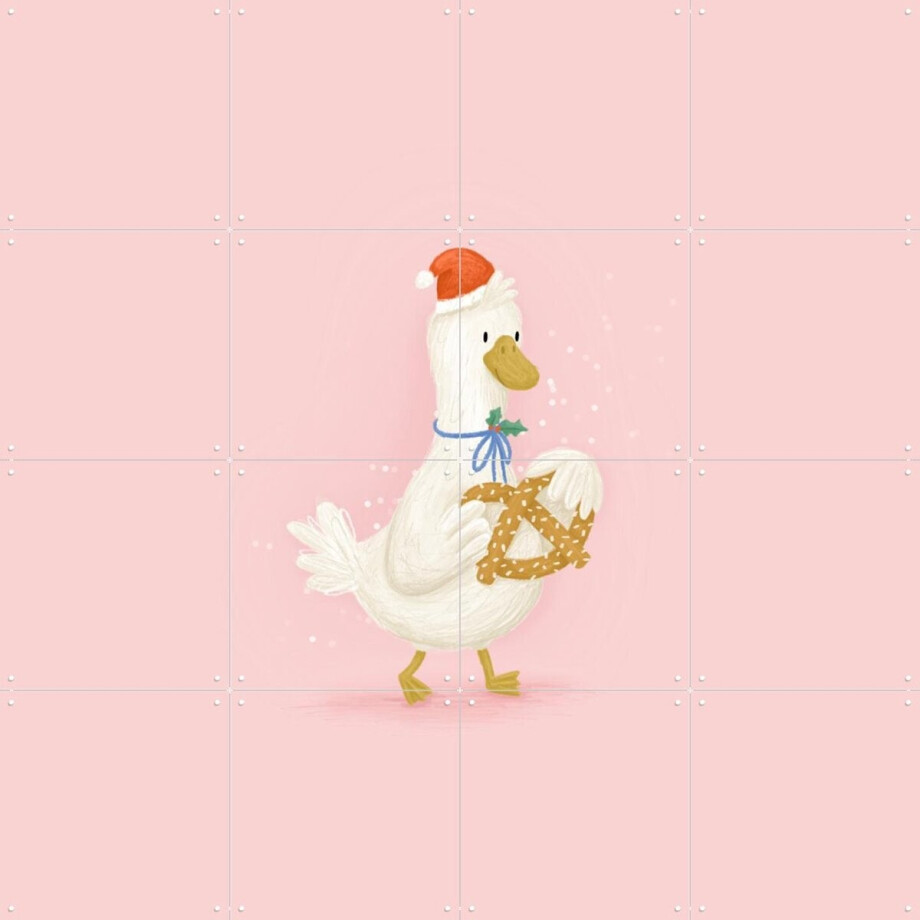 IXXI Pretzel Duck, Studio Phie - 80 x 80 cm - Gratis ophangtool - Grote wanddecoratie en posters - Cartoonesk, Speels, Illustraties, Fantasierijk IXXI Pretzel Duck, Studio Phie - 80 x 80 cm - Gratis ophangtool - Grote wanddecoratie en posters - Cartoonesk, Speels, Illustraties, Fantasierijk afbeelding 1