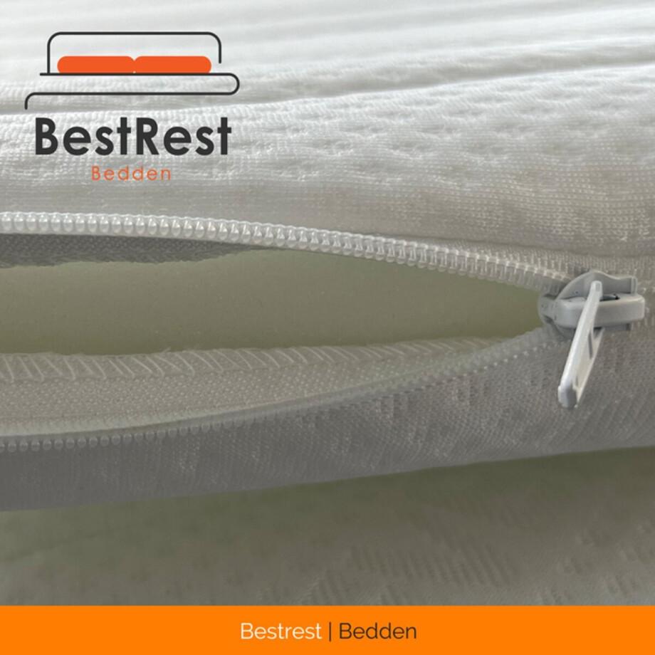Topdekmatras - Topper - 180x200 Koudschuim - 7cm dik - Antibacterieel - Bestrest Bedden afbeelding 1