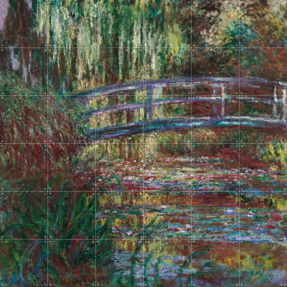 IXXI The Water Lily Pond, Claude Monet & Museum of Fine Arts Boston - 120 x 120 cm - Gratis ophangtool - Grote wanddecoratie en posters - Olieverf IXXI The Water Lily Pond, Claude Monet & Museum of Fine Arts Boston - 120 x 120 cm - Gratis ophangtool - Grote wanddecoratie en posters - Olieverf afbeelding 1