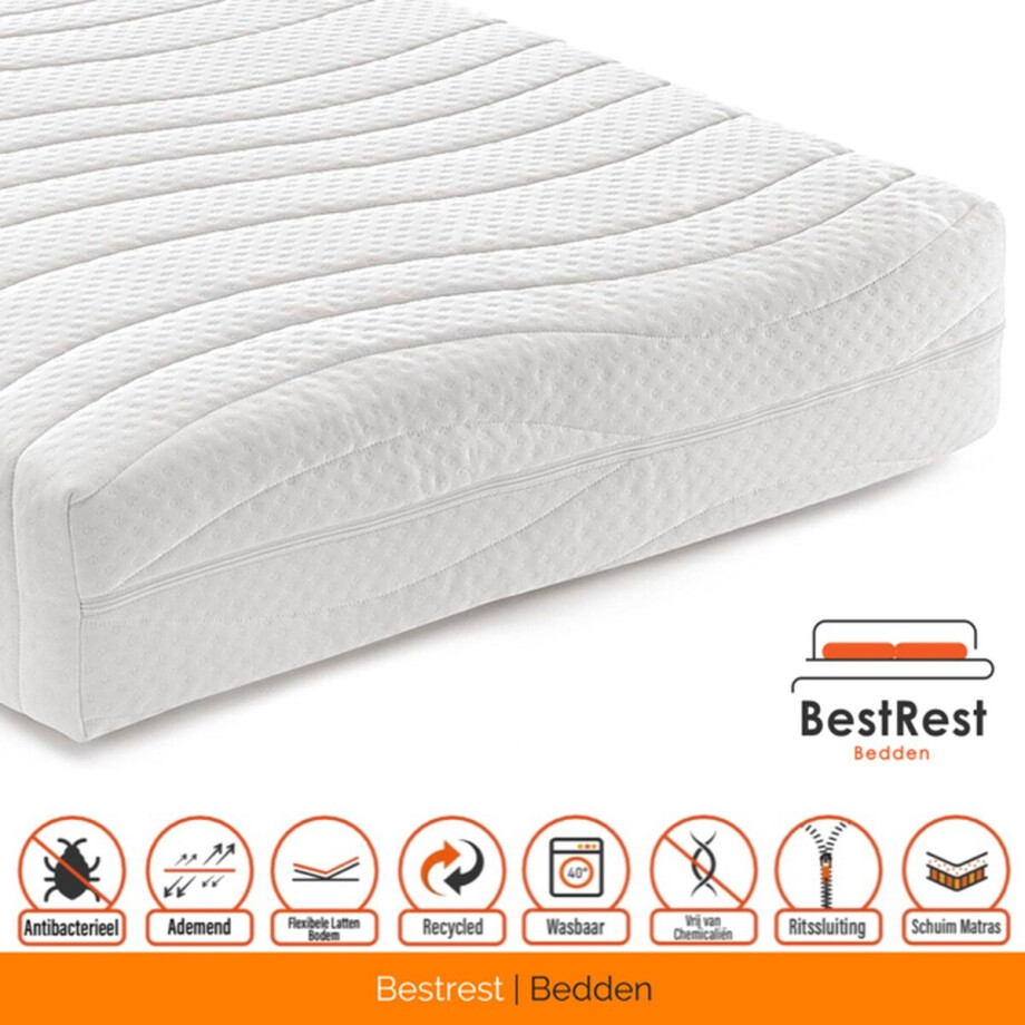 Koudschuim matras Basic - HR - 20cm dik - 130x200cm afbeelding 1