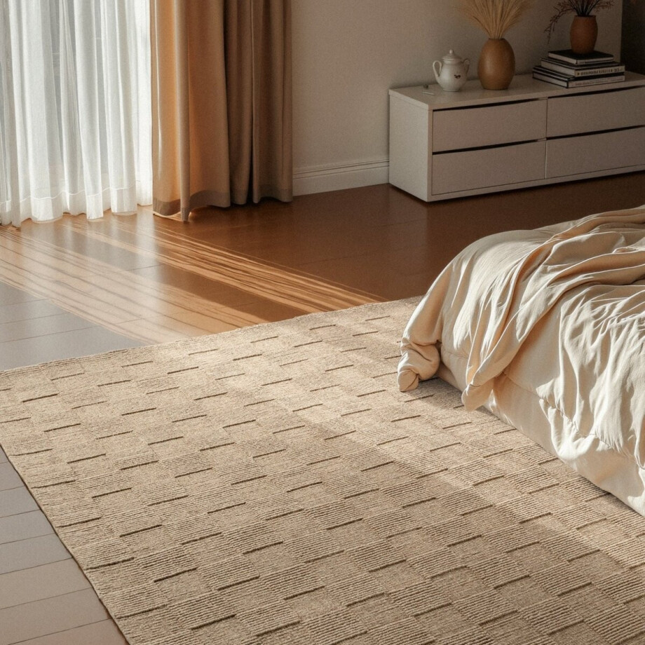 Villeroy & Boch 1766 wollen vloerkleed Scala Karamel - 160 x 230 cm - (M) afbeelding 1