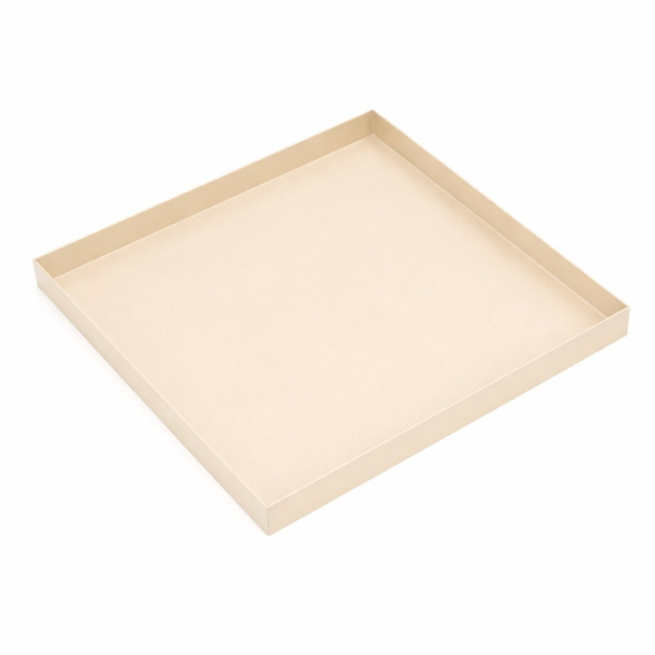 LOFT42 Brew Metalen Dienblad – Beige – 40x40 afbeelding 1