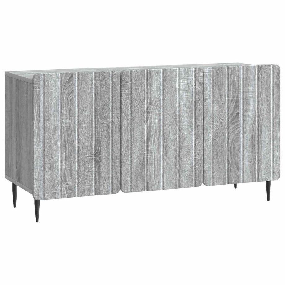 vidaXL - TV - Kast - 99 - x - 34,5 - x - 52 - cm - Grijs - sonoma - Bewerkt - hout vidaXL - TV - Kast - 99 - x - 34,5 - x - 52 - cm - Grijs - sonoma - Bewerkt - hout afbeelding 1