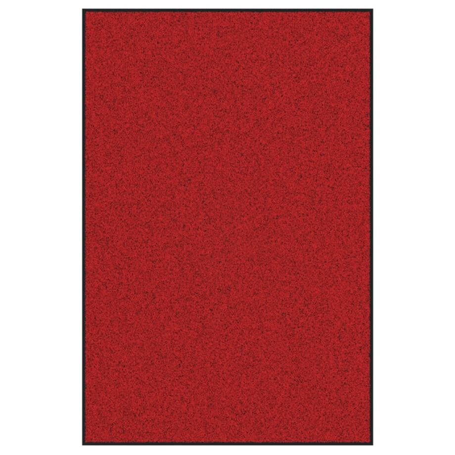 vidaXL - Deurmat - Rood - en - Zwart - 120 - x - 180 - cm - 100% - Polyamide vidaXL - Deurmat - Rood - en - Zwart - 120 - x - 180 - cm - 100% - Polyamide afbeelding 1