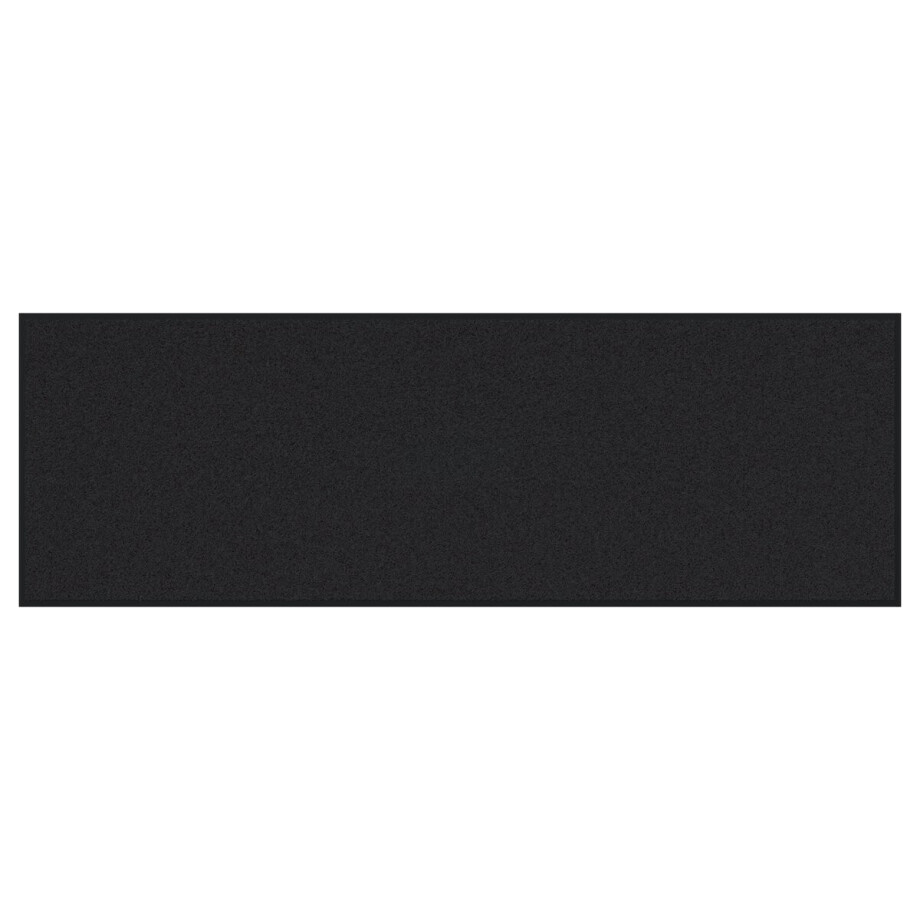 vidaXL - Deurmat - Zwart - 60 - x - 180 - cm - 100% - Polyamide afbeelding 1