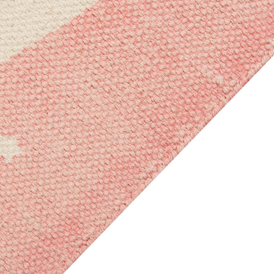 BELIANI TAPAK - Vloerkleed - Lichtbeige - Katoen afbeelding 1