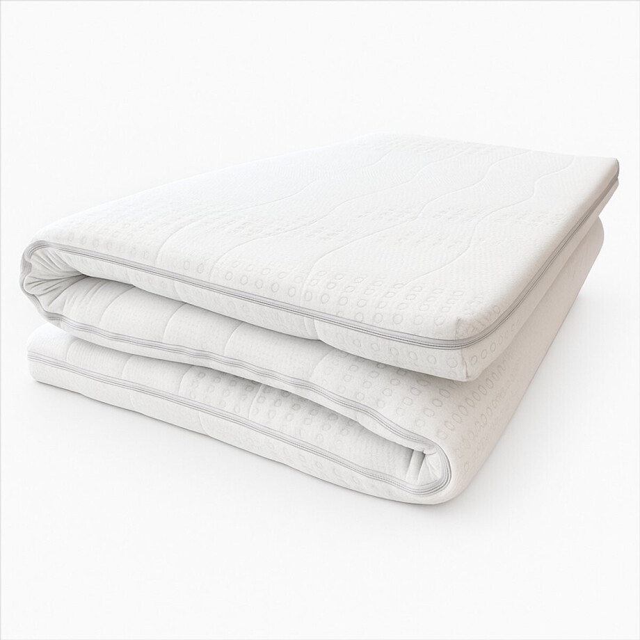MAH - Topdekmatras NASA DUO 140 x 210 cm - 7cm dik - traagschuim én koudschuim afbeelding 1