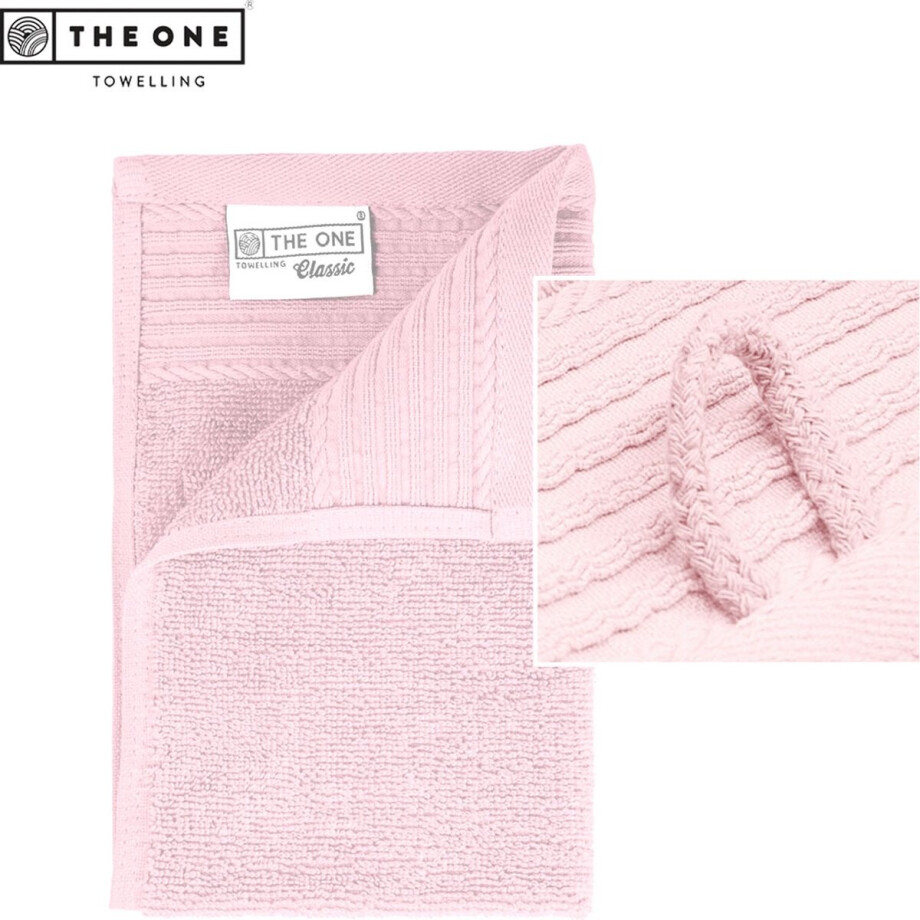 The One Towelling Classic Gastendoek - Kleine handdoek - Hoge vochtopname - 100% Gekamd katoen - 30 x 50 cm- Lichtblauw afbeelding 1