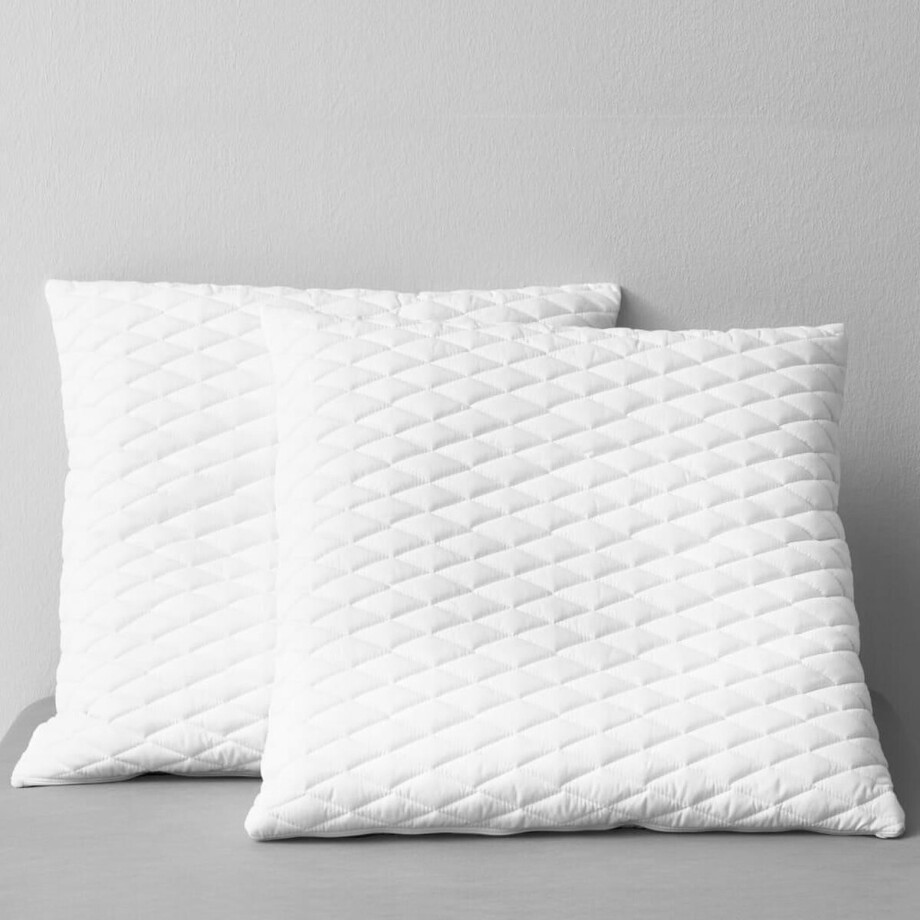 vidaXL - Kussens - 2 - st - 80x80x14 - cm - traagschuim vidaXL - Kussens - 2 - st - 80x80x14 - cm - traagschuim afbeelding 1