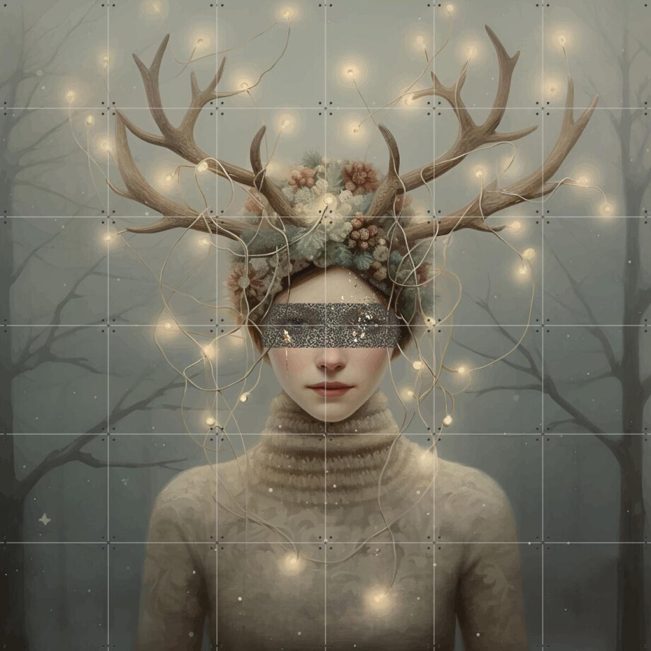 IXXI Light in darkness, Mirjam Duizendstra - 120 x 120 cm - Gratis ophangtool - Grote wanddecoratie en posters - Surrealisme, Digitale Kunst IXXI Light in darkness, Mirjam Duizendstra - 120 x 120 cm - Gratis ophangtool - Grote wanddecoratie en posters - Surrealisme, Digitale Kunst afbeelding 1